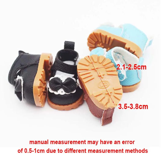 BubuCentral Princess Style Leather Shoes for 15–17 cm Art Toys | Elegant Mini Doll Shoes | Cute Accessories & Gift for Collectible Figures