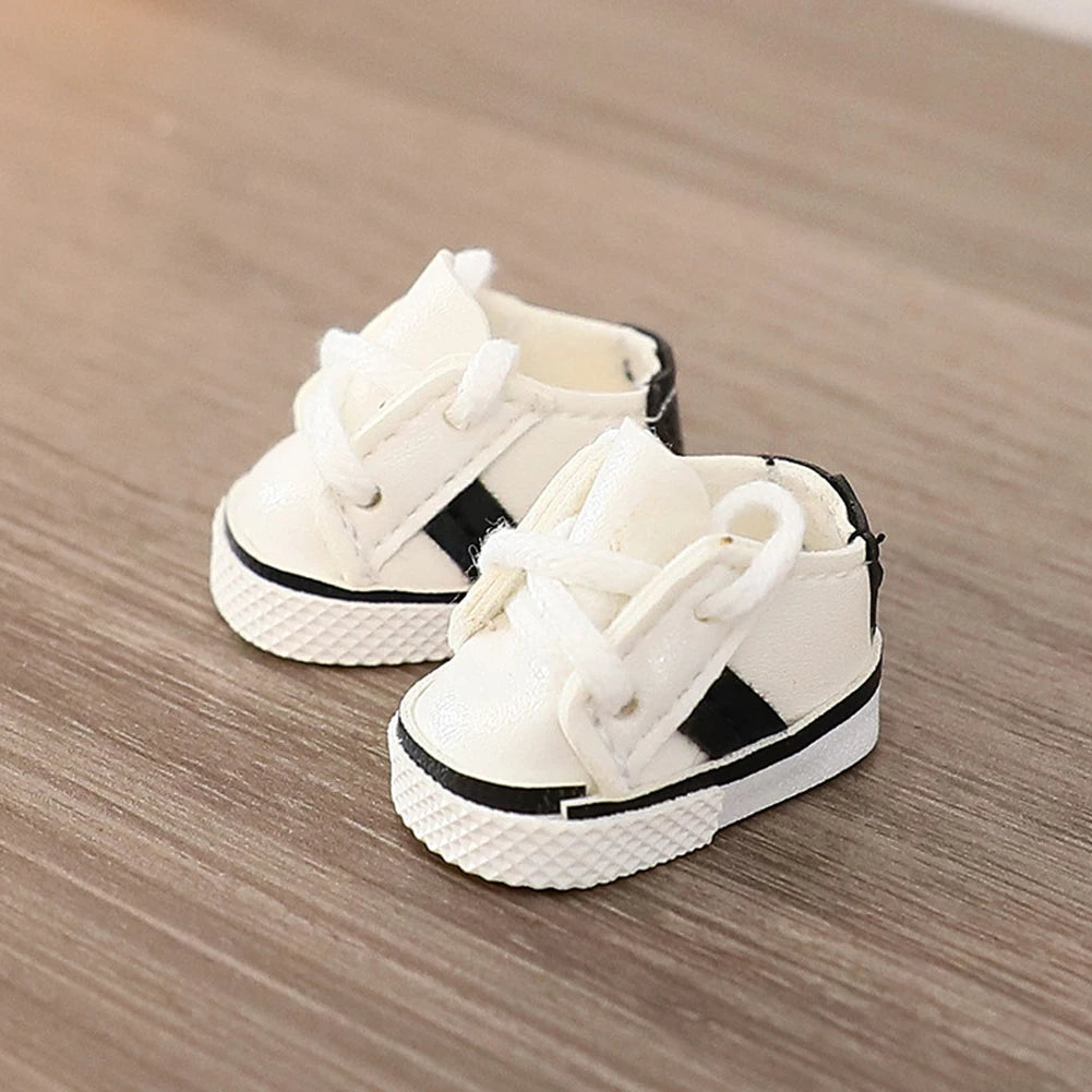 BubuCentral Mini Leather Boots for 15–17 cm Art Toys | Multi-Color Fashion Doll Shoes | Cute DIY Accessories for Collectible Figures