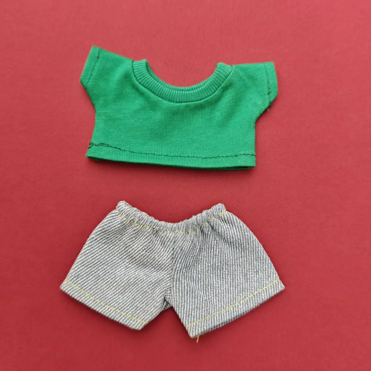 BubuCentral Mini Hoodie & Jeans Set | 15–17 cm Doll Outfit Accessories for Art Toys & Collectible Figures (No Doll)