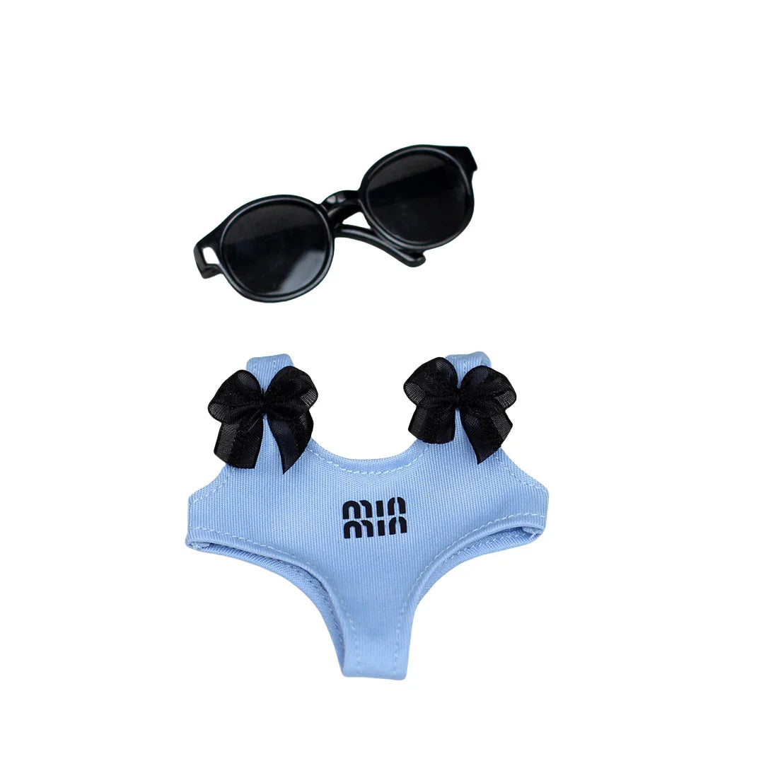 BubuCentral Mini Beach Swimsuit | Summer Fashion Outfit for 15–17 cm Art Toys (No Doll)