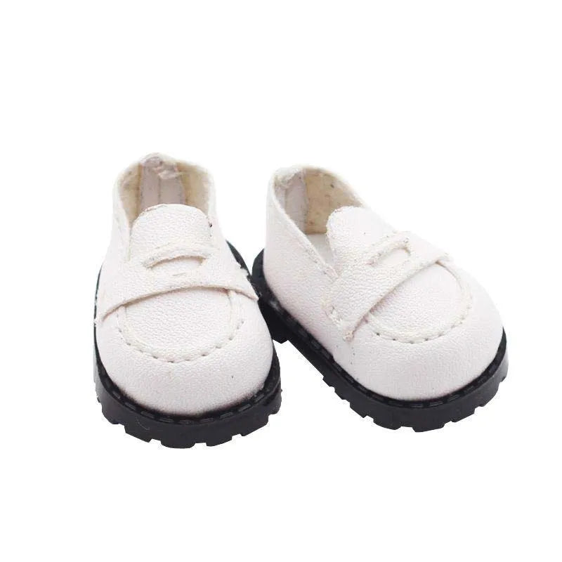 BubuCentral Mini Bow Shoes for 17 cm Art Toys | Multi-Color Leather Doll Shoes | Cute Accessories for Designer & Collectible Figures