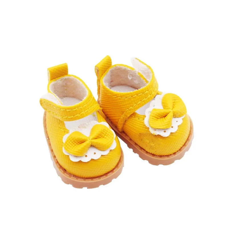 BubuCentral Princess Style Leather Shoes for 15–17 cm Art Toys | Elegant Mini Doll Shoes | Cute Accessories & Gift for Collectible Figures