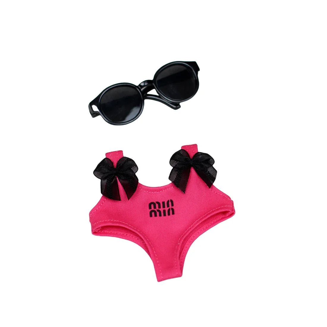 BubuCentral Mini Beach Swimsuit | Summer Fashion Outfit for 15–17 cm Art Toys (No Doll)