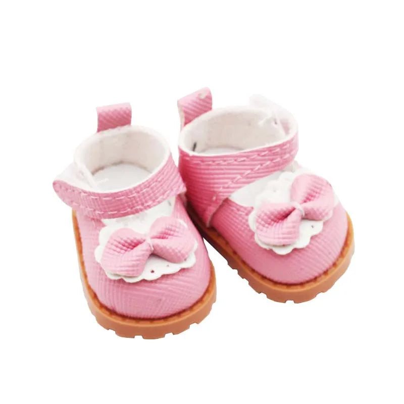 BubuCentral Princess Style Leather Shoes for 15–17 cm Art Toys | Elegant Mini Doll Shoes | Cute Accessories & Gift for Collectible Figures