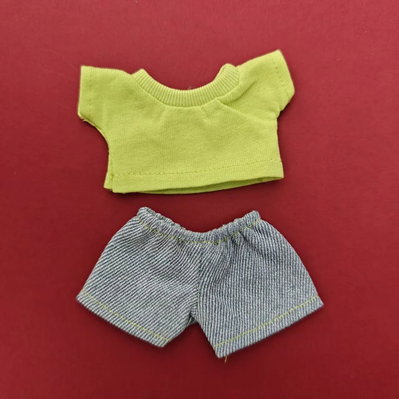 BubuCentral Mini Hoodie & Jeans Set | 15–17 cm Doll Outfit Accessories for Art Toys & Collectible Figures (No Doll)