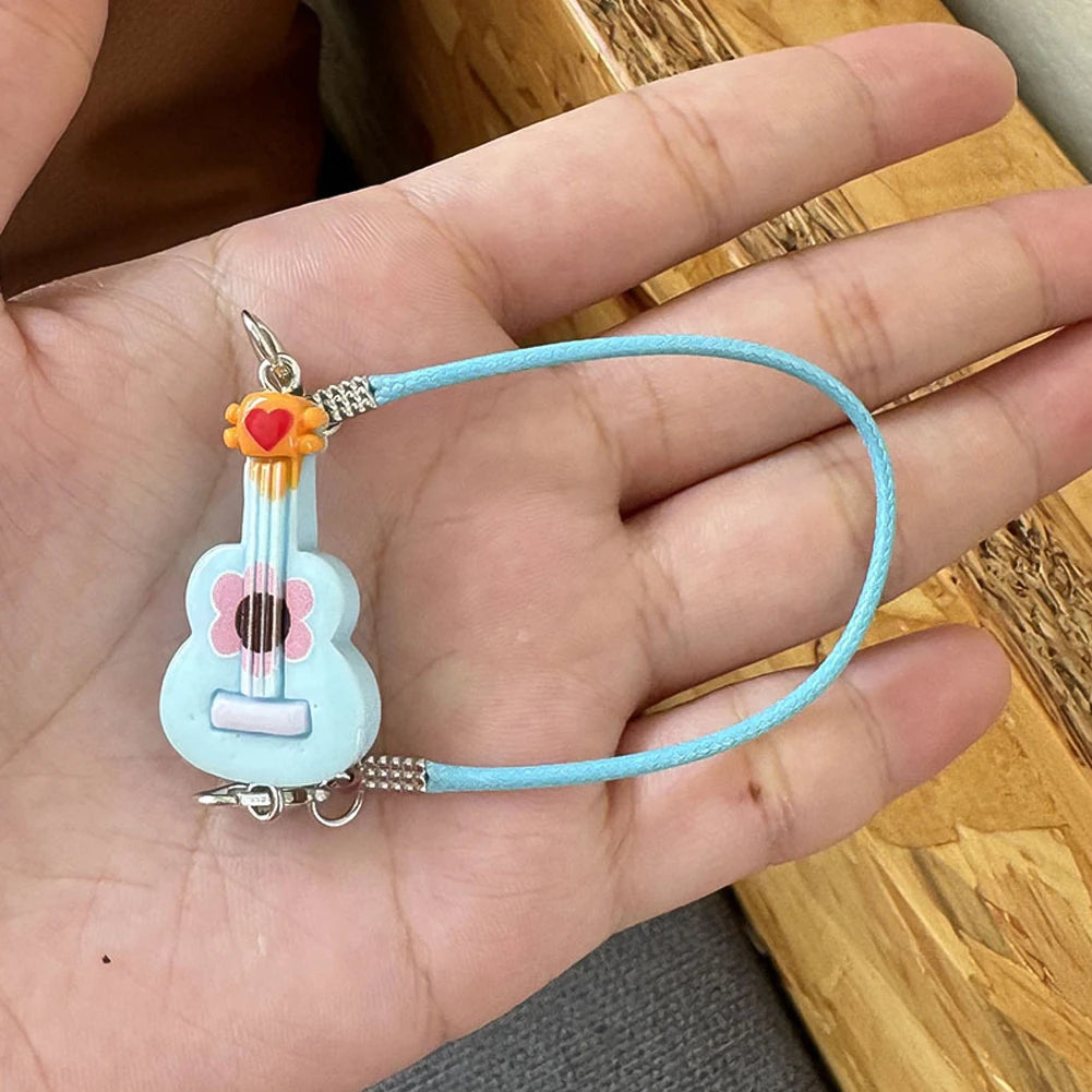 BubuCentral Mini Music Club Set | Guitar & Piano Accessories for 15–17 cm Art Toys & Collectible Figures – Trendy Display Gift (No Doll)