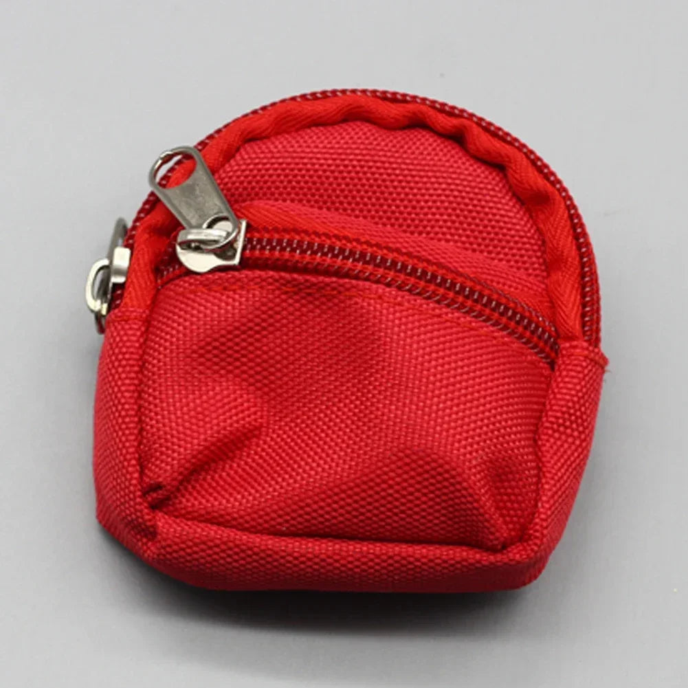 BubuCentral Mini Canvas Backpack | Cute Pet Carrier Bag for 15–17 cm Art Dolls & Collectible Figures (No Doll)