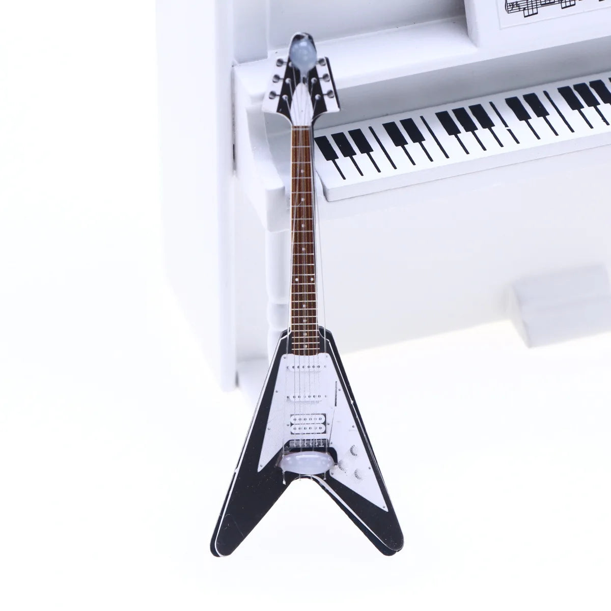 BubuCentral Mini Music Club Set | Guitar & Piano Accessories for 15–17 cm Art Toys & Collectible Figures – Trendy Display Gift (No Doll)