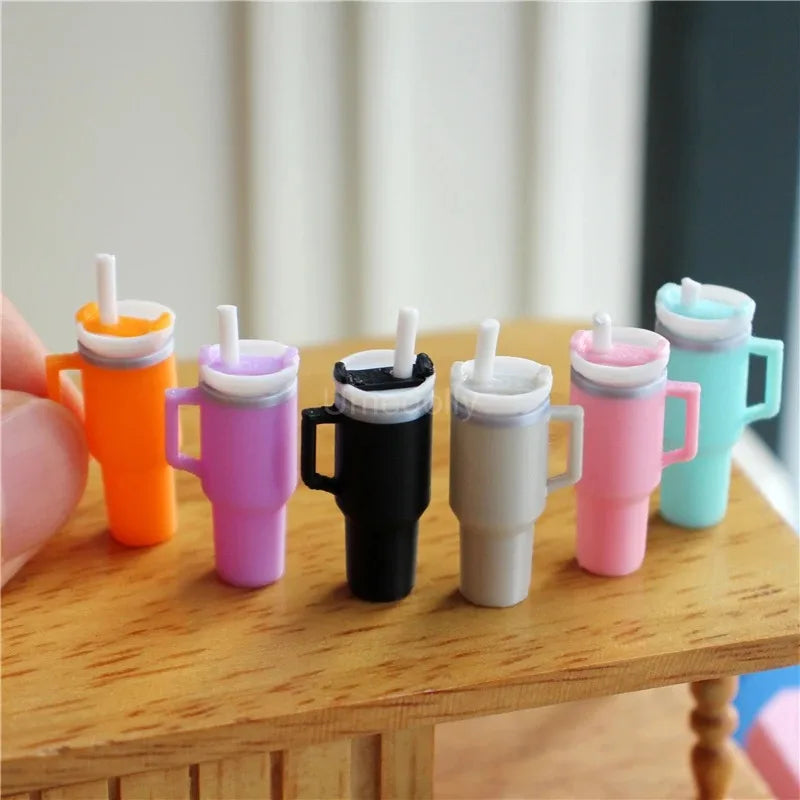 BubuCentral Mini Vacuum Cup | 1:12 Scale Dollhouse Accessory for OB11, BJD & Collectible Figures – Realistic Drink Cup Prop