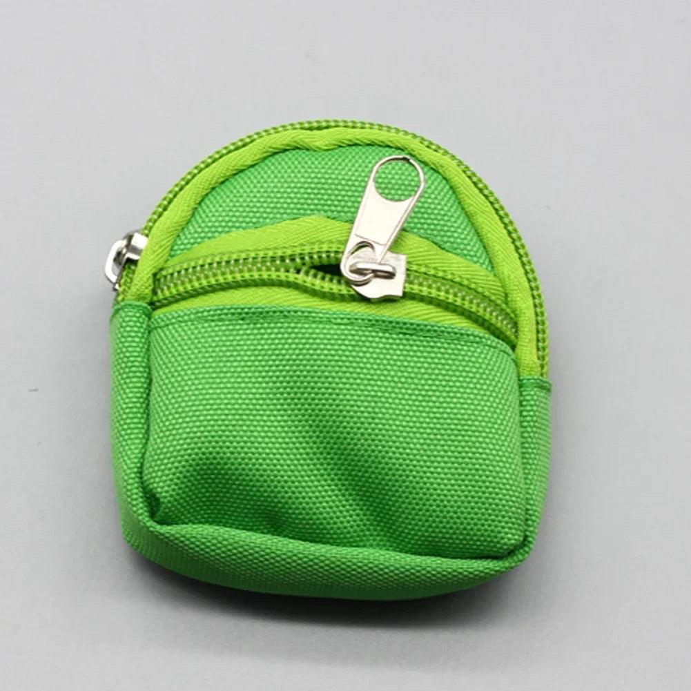BubuCentral Mini Canvas Backpack | Cute Pet Carrier Bag for 15–17 cm Art Dolls & Collectible Figures (No Doll)