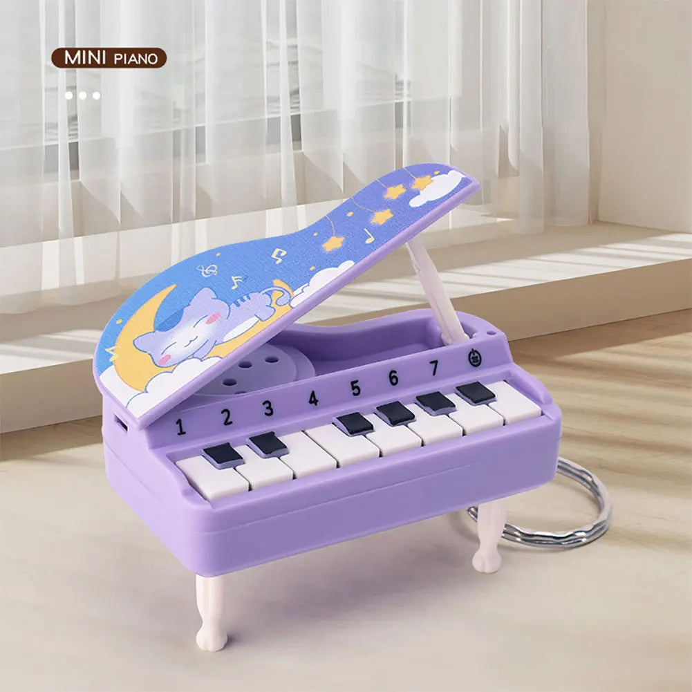 BubuCentral Mini Music Club Set | Guitar & Piano Accessories for 15–17 cm Art Toys & Collectible Figures – Trendy Display Gift (No Doll)