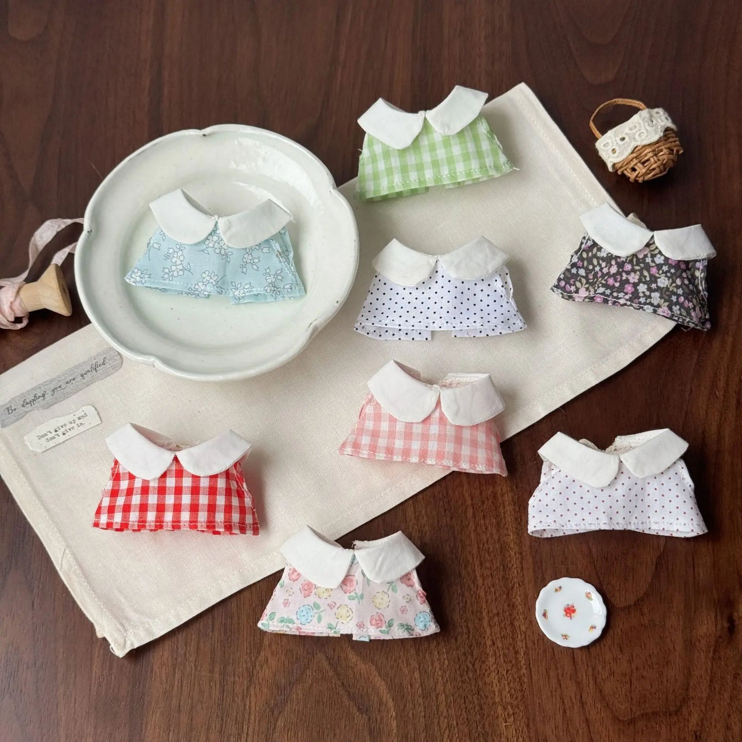 BubuCentral Mini Doll Outfit 4.0 | Sweet & Cute Skirt Set for 15–17 cm Art Toys
