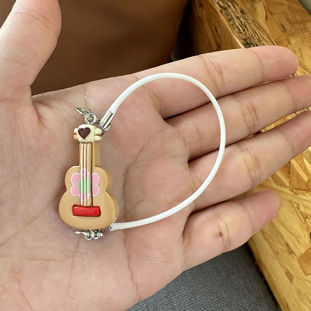 BubuCentral Mini Music Club Set | Guitar & Piano Accessories for 15–17 cm Art Toys & Collectible Figures – Trendy Display Gift (No Doll)