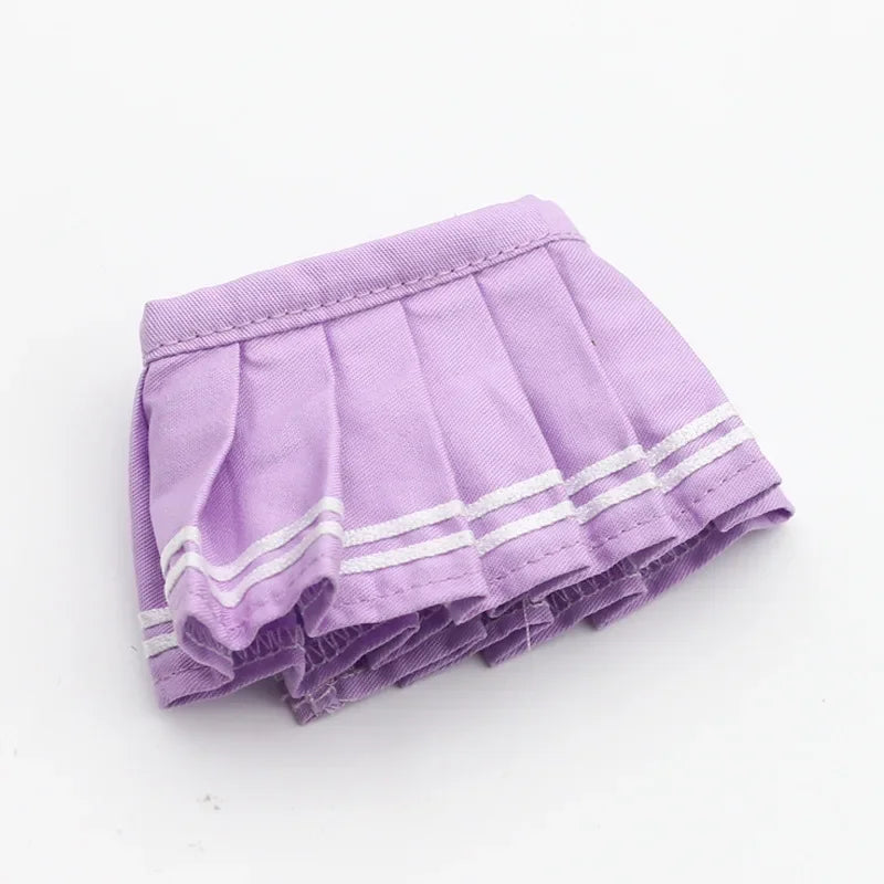 BubuCentral Pleated Candy Skirt | 17 cm Collectible Doll Outfit – Cute Mini Party Skirt for Plush Figures & Display Accessories (No Doll)