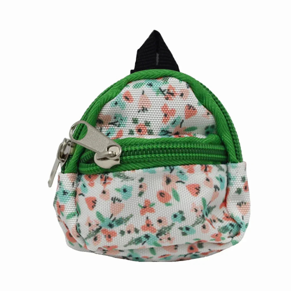 BubuCentral Mini Canvas Backpack | Cute Pet Carrier Bag for 15–17 cm Art Dolls & Collectible Figures (No Doll)