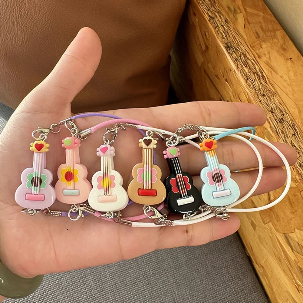 BubuCentral Mini Music Club Set | Guitar & Piano Accessories for 15–17 cm Art Toys & Collectible Figures – Trendy Display Gift (No Doll)