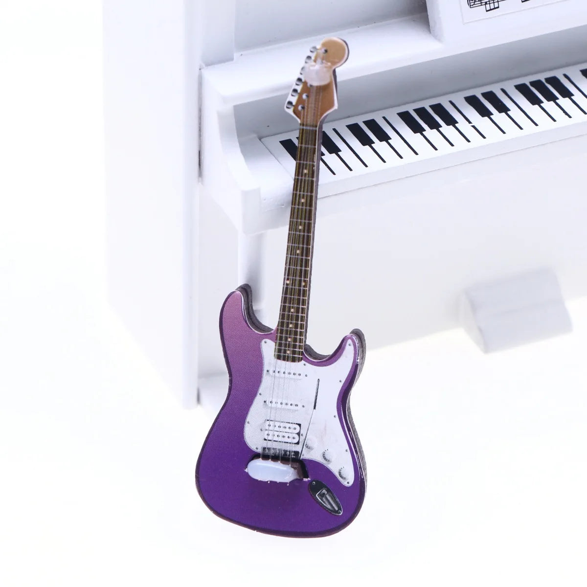 BubuCentral Mini Music Club Set | Guitar & Piano Accessories for 15–17 cm Art Toys & Collectible Figures – Trendy Display Gift (No Doll)