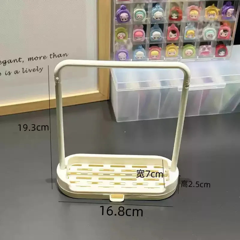 BubuCentral Mini Clothes Hangers | Doll Clothing Rack Accessories for 17 cm & BJD Figures – Plastic Hangers for Mini Wardrobe Display