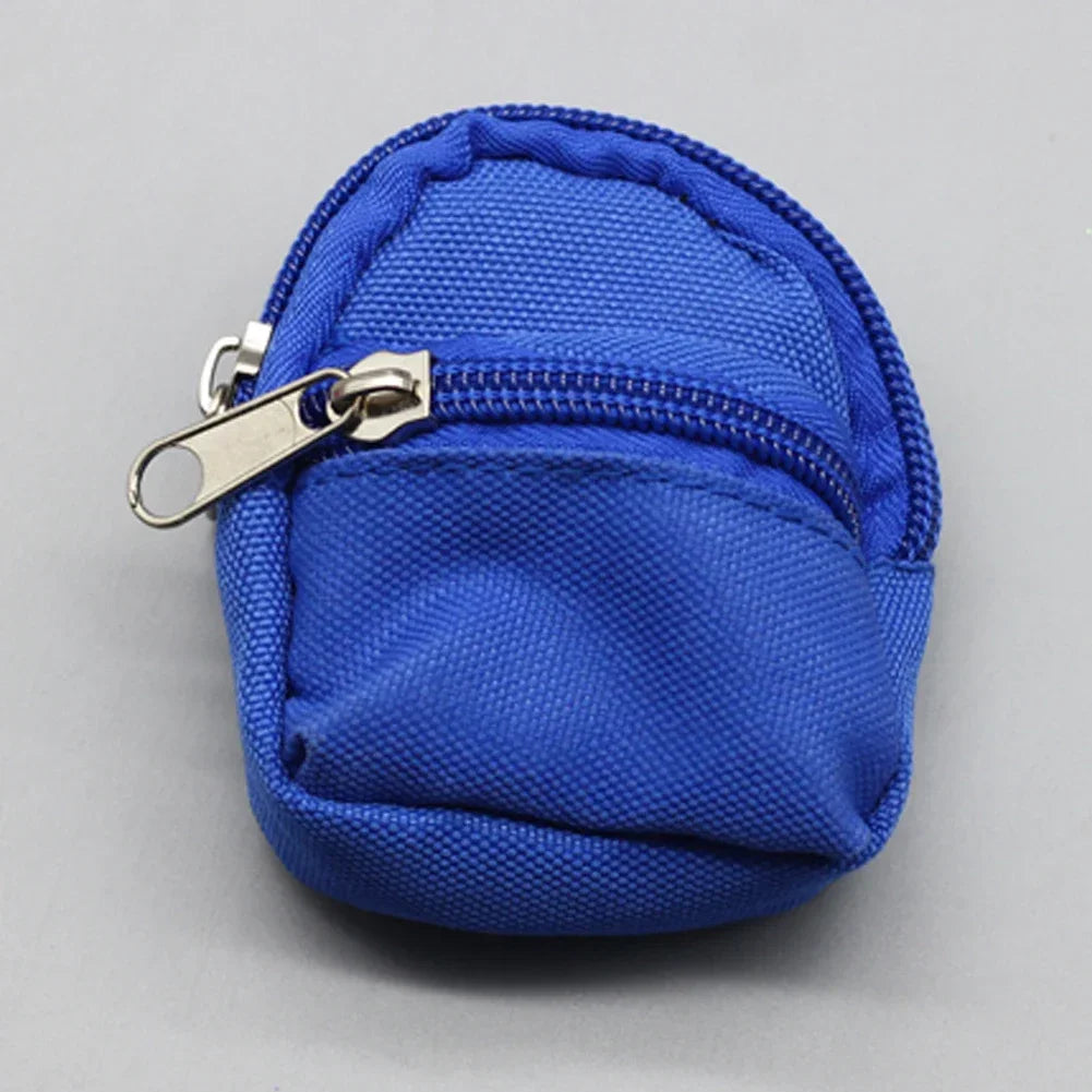 BubuCentral Mini Canvas Backpack | Cute Pet Carrier Bag for 15–17 cm Art Dolls & Collectible Figures (No Doll)