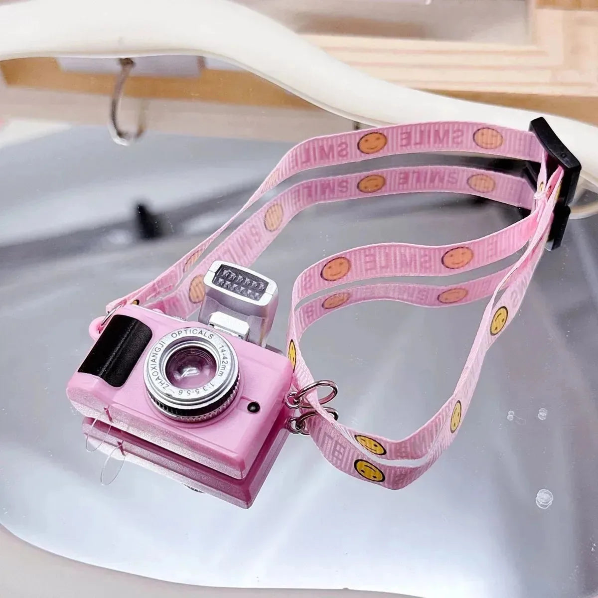 BubuCentral Mini Flash Camera Bag | Cotton Decorative Accessory for 15 cm Art Dolls & Collectible Figures (No Doll)