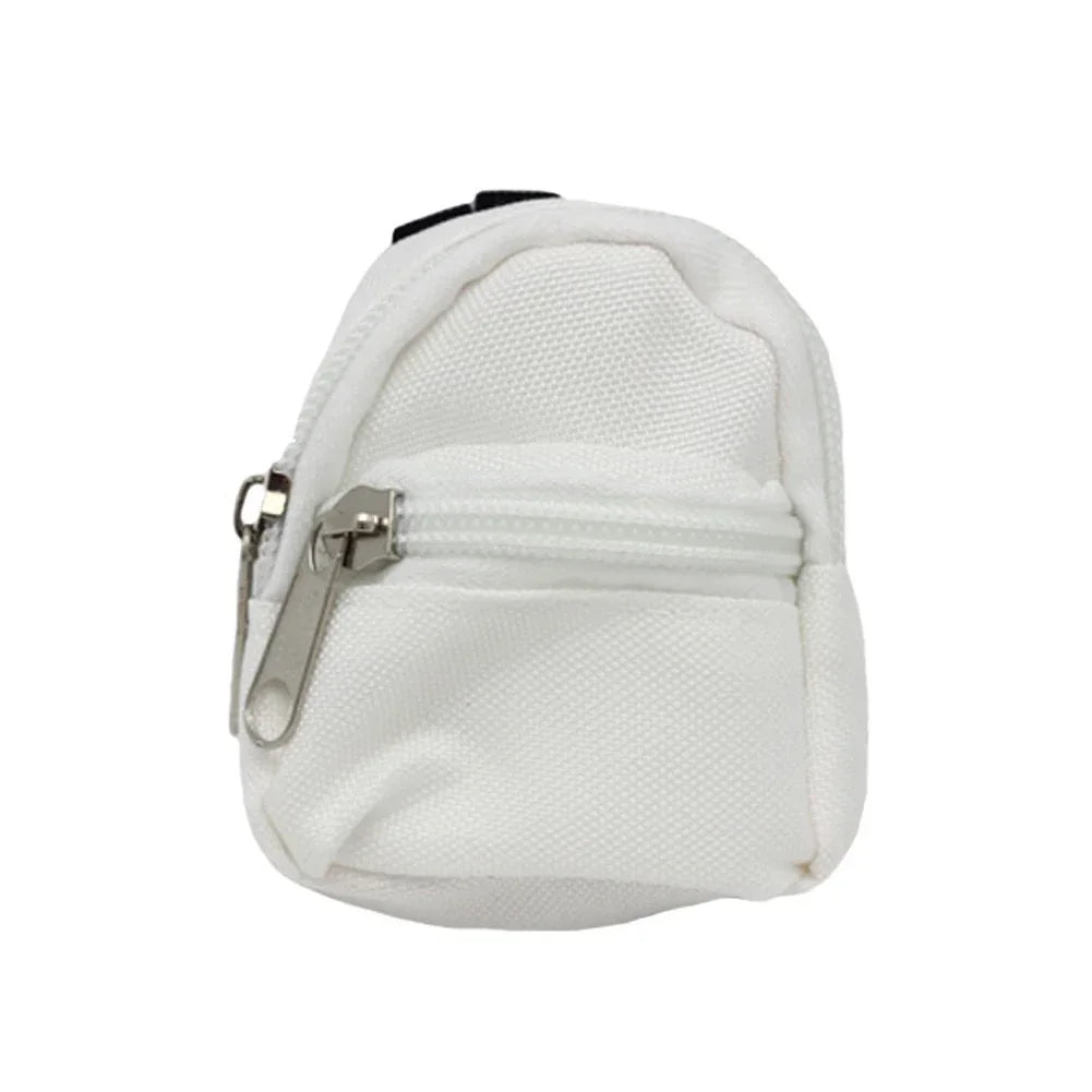 BubuCentral Mini Canvas Backpack | Cute Pet Carrier Bag for 15–17 cm Art Dolls & Collectible Figures (No Doll)