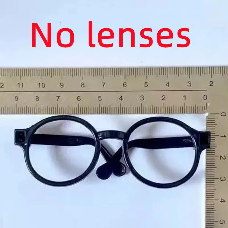 BubuCentral DIY Doll Accessory Set | Mini Shoes, Lensless Glasses & Headphones for 15–17 cm Plush Dolls – Cute Decoration & Gift Idea