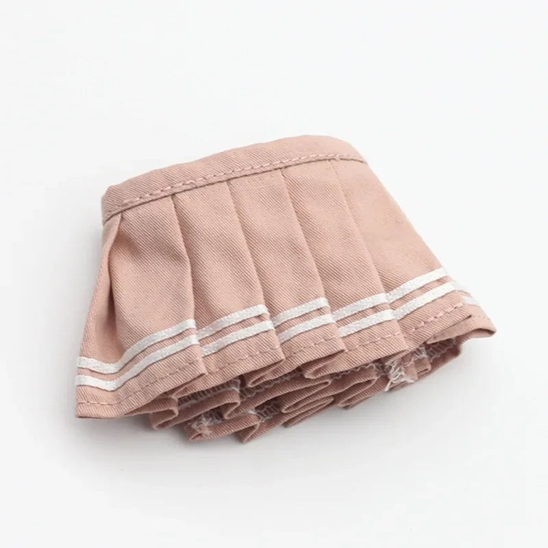 BubuCentral Pleated Candy Skirt | 17 cm Collectible Doll Outfit – Cute Mini Party Skirt for Plush Figures & Display Accessories (No Doll)