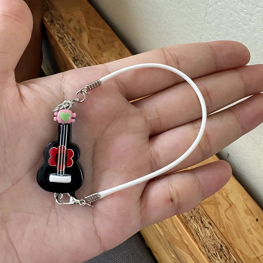 BubuCentral Mini Music Club Set | Guitar & Piano Accessories for 15–17 cm Art Toys & Collectible Figures – Trendy Display Gift (No Doll)