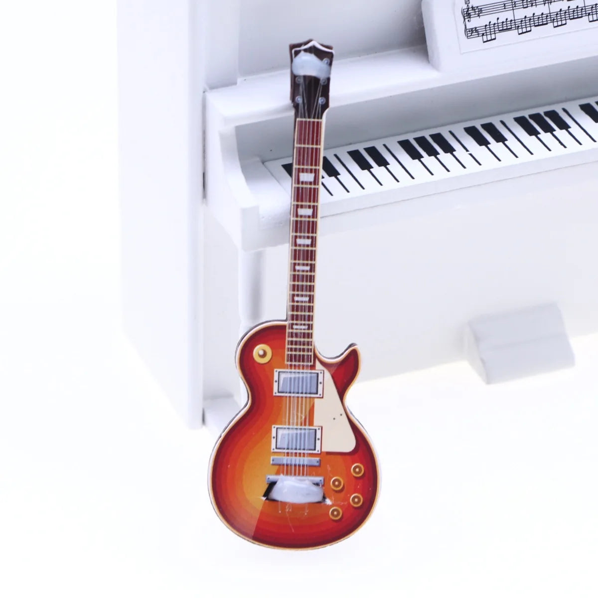 BubuCentral Mini Music Club Set | Guitar & Piano Accessories for 15–17 cm Art Toys & Collectible Figures – Trendy Display Gift (No Doll)