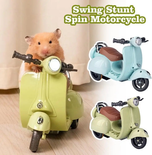 BubuCentral Mini Electric Motorcycle | Cute Toy Scooter for 15–17 cm Dolls & Art Figures – Display Accessory (No Doll)