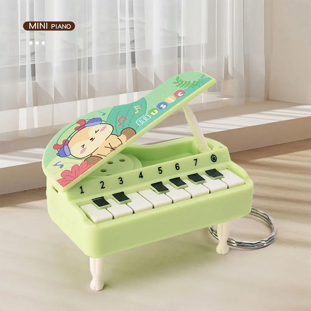 BubuCentral Mini Music Club Set | Guitar & Piano Accessories for 15–17 cm Art Toys & Collectible Figures – Trendy Display Gift (No Doll)