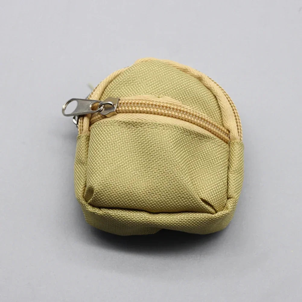 BubuCentral Mini Canvas Backpack | Cute Pet Carrier Bag for 15–17 cm Art Dolls & Collectible Figures (No Doll)