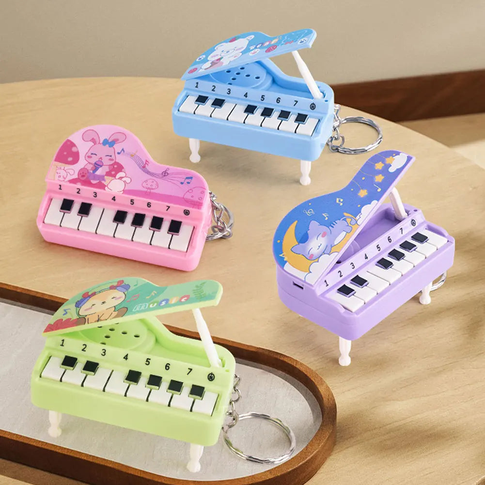 BubuCentral Mini Music Club Set | Guitar & Piano Accessories for 15–17 cm Art Toys & Collectible Figures – Trendy Display Gift (No Doll)