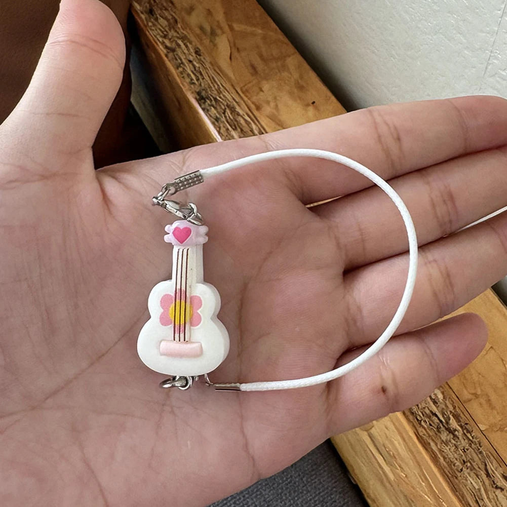BubuCentral Mini Music Club Set | Guitar & Piano Accessories for 15–17 cm Art Toys & Collectible Figures – Trendy Display Gift (No Doll)