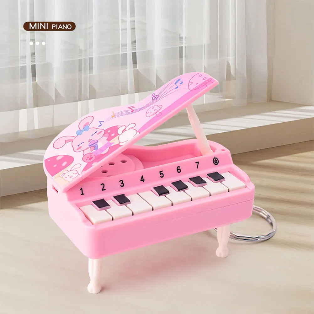 BubuCentral Mini Music Club Set | Guitar & Piano Accessories for 15–17 cm Art Toys & Collectible Figures – Trendy Display Gift (No Doll)