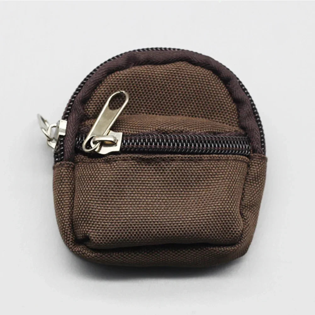 BubuCentral Mini Canvas Backpack | Cute Pet Carrier Bag for 15–17 cm Art Dolls & Collectible Figures (No Doll)
