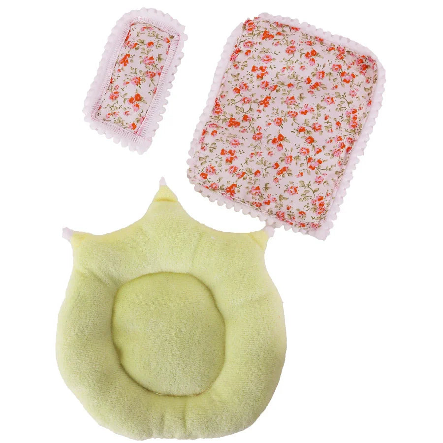 BubuCentral Mini Doll Bed Set | 1:12 Scale Sleeping Bag with 2 Pillows – Cozy Bedding for BJD, OB11 & Collectible Figures (No Doll)